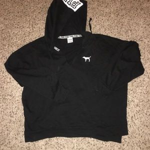 Black sweatshirt hoodie